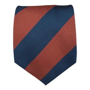 TINCATI Orange Striped Silk Tie ITALY 57"/4" EC